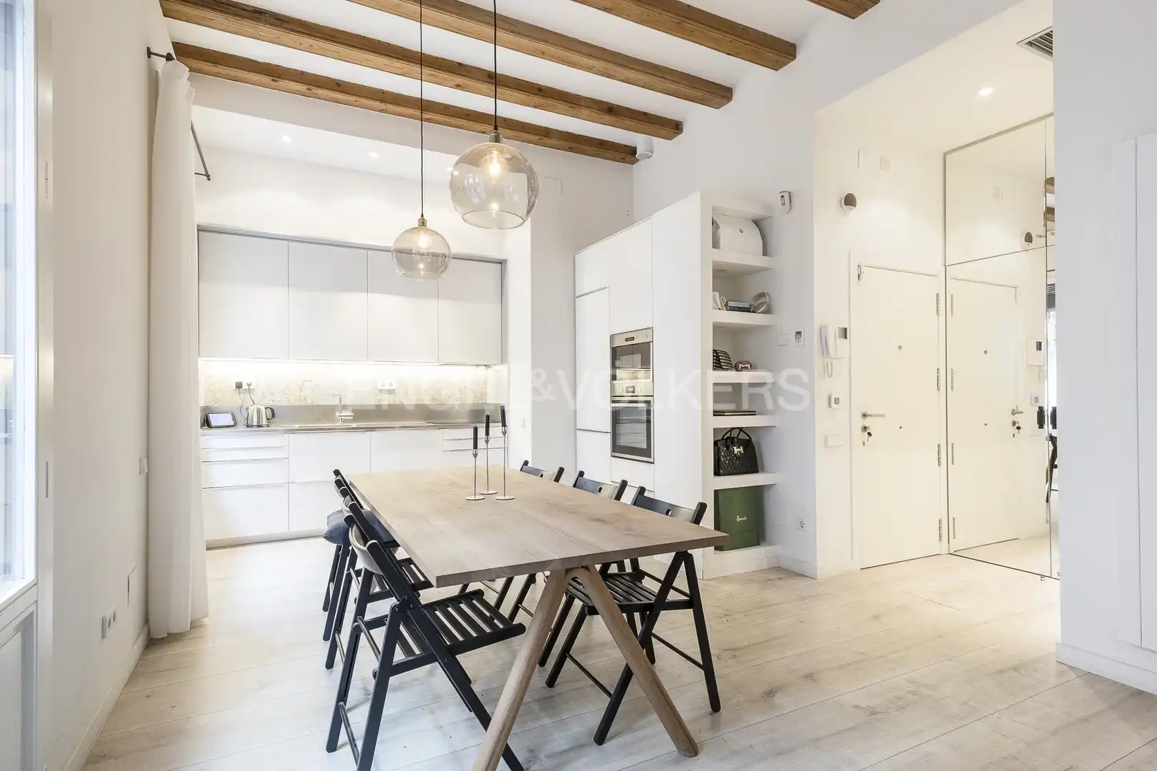 Cocina de Loft de alquiler en Barcelona con Calefacción, Terraza y Amueblado
