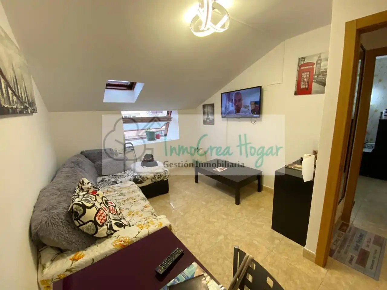 Wohnzimmer von Wohnung zum Verkauf in Nigrán mit Heizung und Möbliert