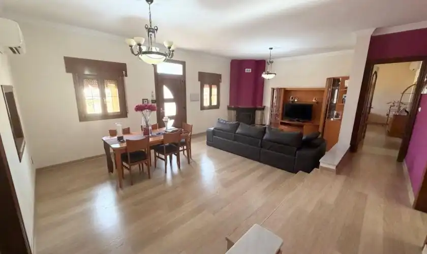 Wohnzimmer von Haus oder Chalet zum Verkauf in Carboneras mit Klimaanlage, Heizung und Privatgarten