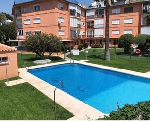 Swimming pool of Apartment for sale in Benalmádena  with Air Conditioner, Heating and Private garden