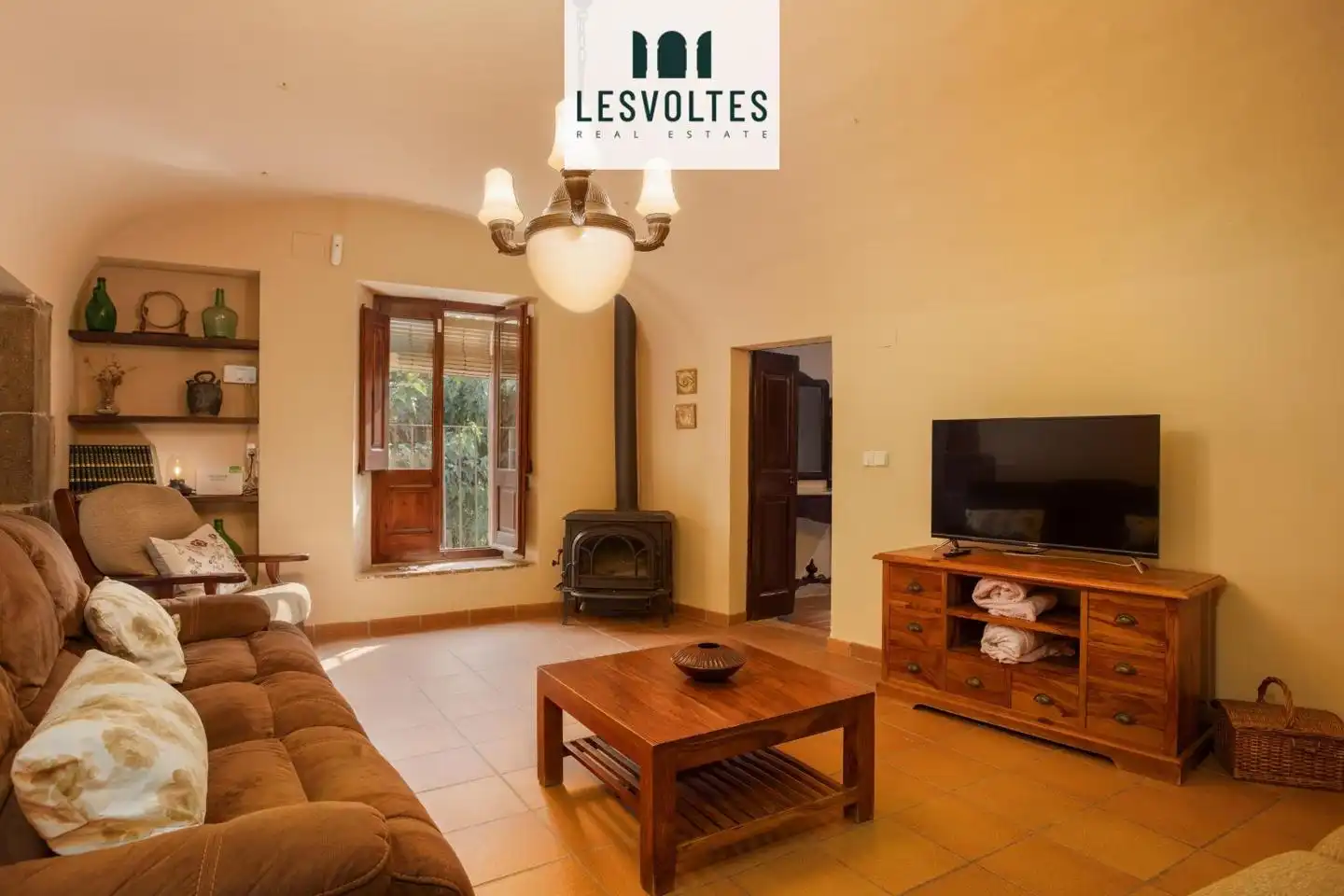 Living room of Houses for sale in Rupià  with Air Conditioner, Heating and Private garden