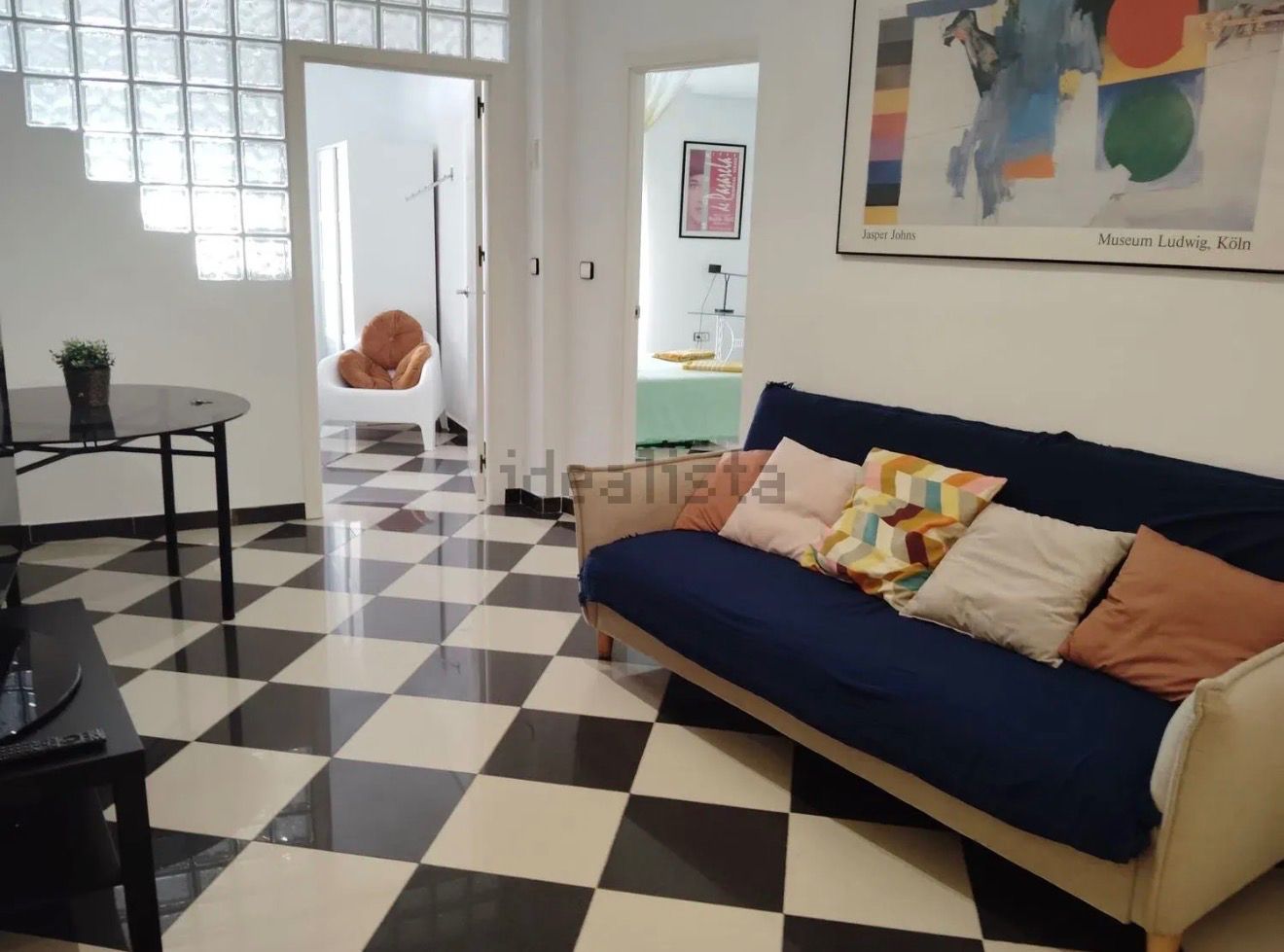 Living room of Flat to rent in Málaga Capital  with Air Conditioner, Heating and Furnished