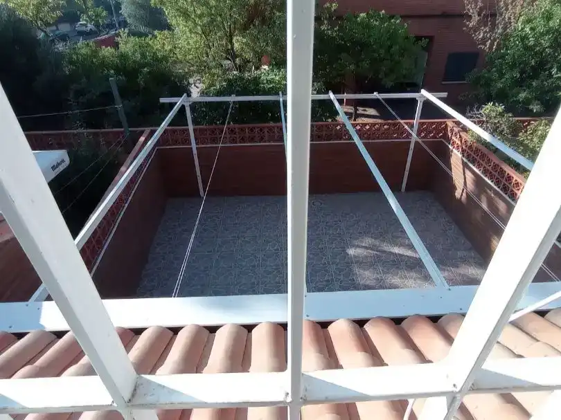 Terrassa de Casa adosada en venda en Alcalá de Henares amb Aire condicionat i Balcó