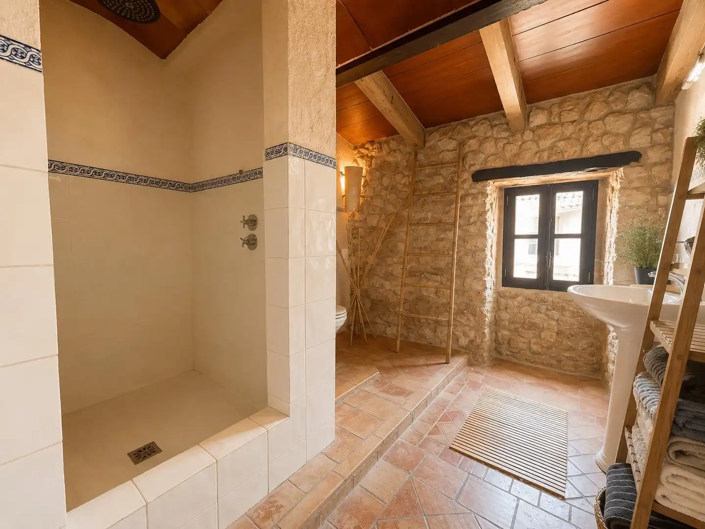 Bathroom of Houses for sale in Pollença  with Air Conditioner, Terrace and Balcony