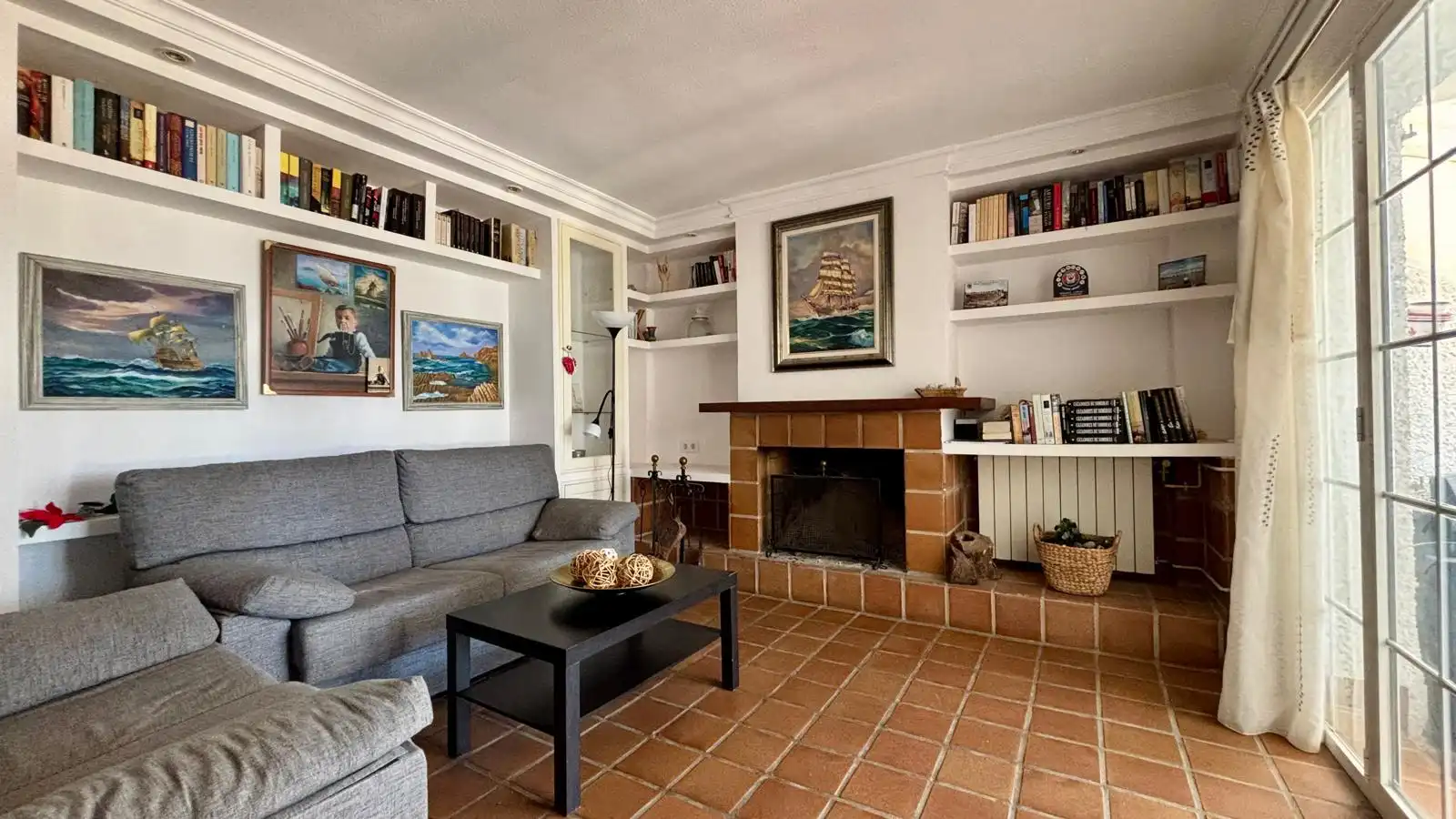Sala de estar de Casa o chalet en venta en Cartagena con Calefacción, Terraza y Amueblado