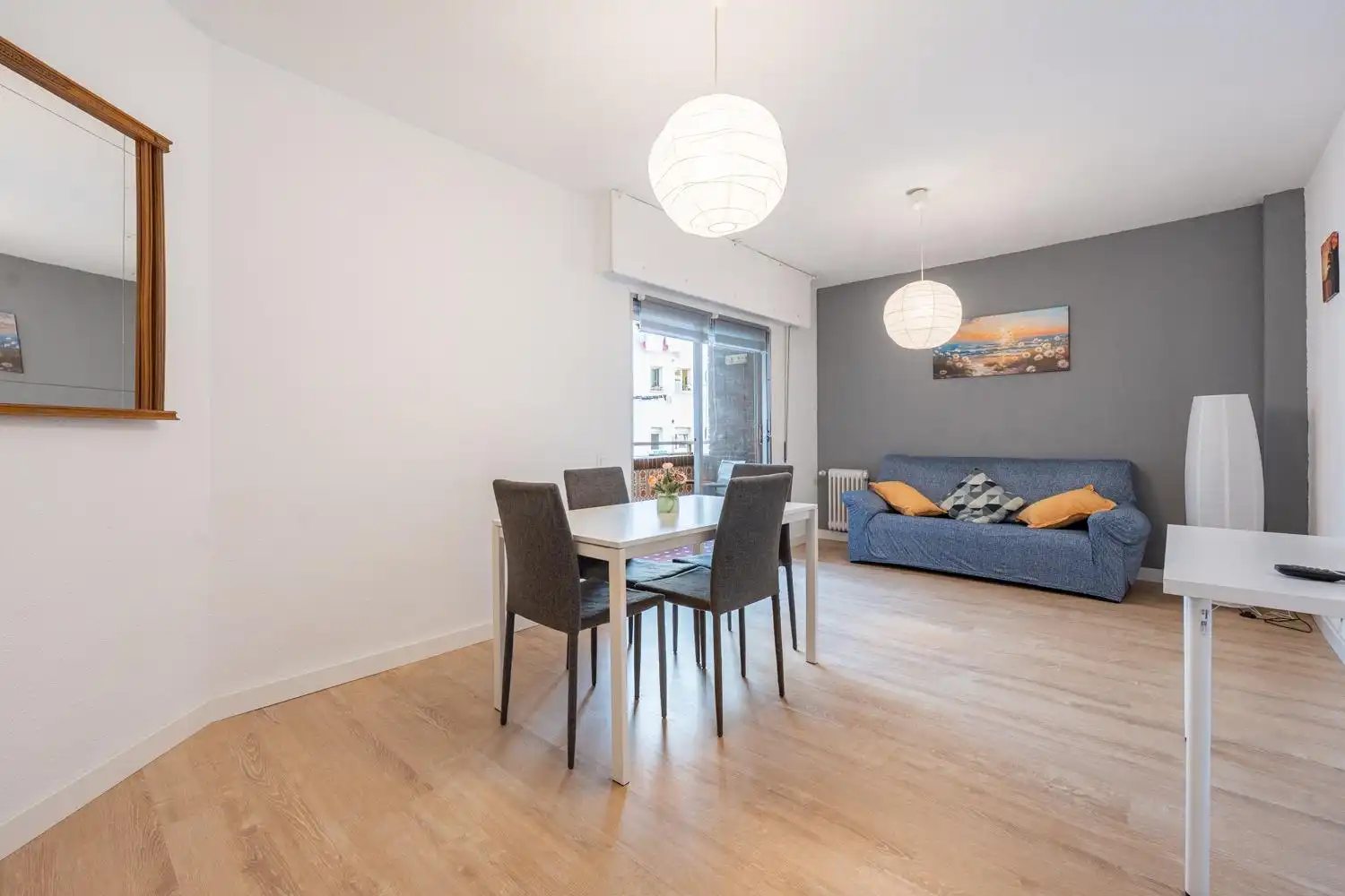 Esszimmer von Wohnung zur Miete in Madrid mit Heizung und Terrasse