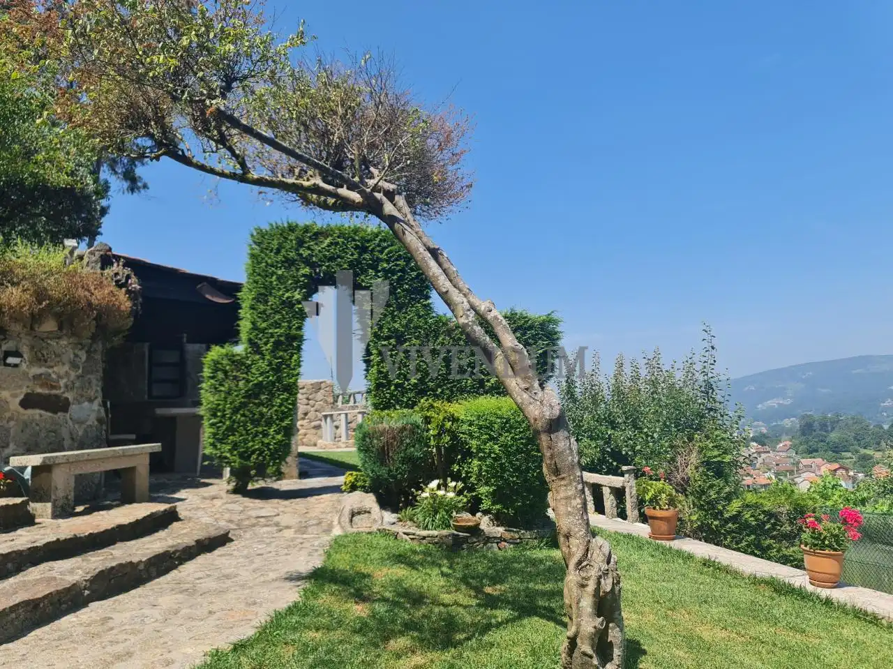 Jardín de Casa o chalet en venta en Redondela con Calefacción, Jardín privado y Terraza