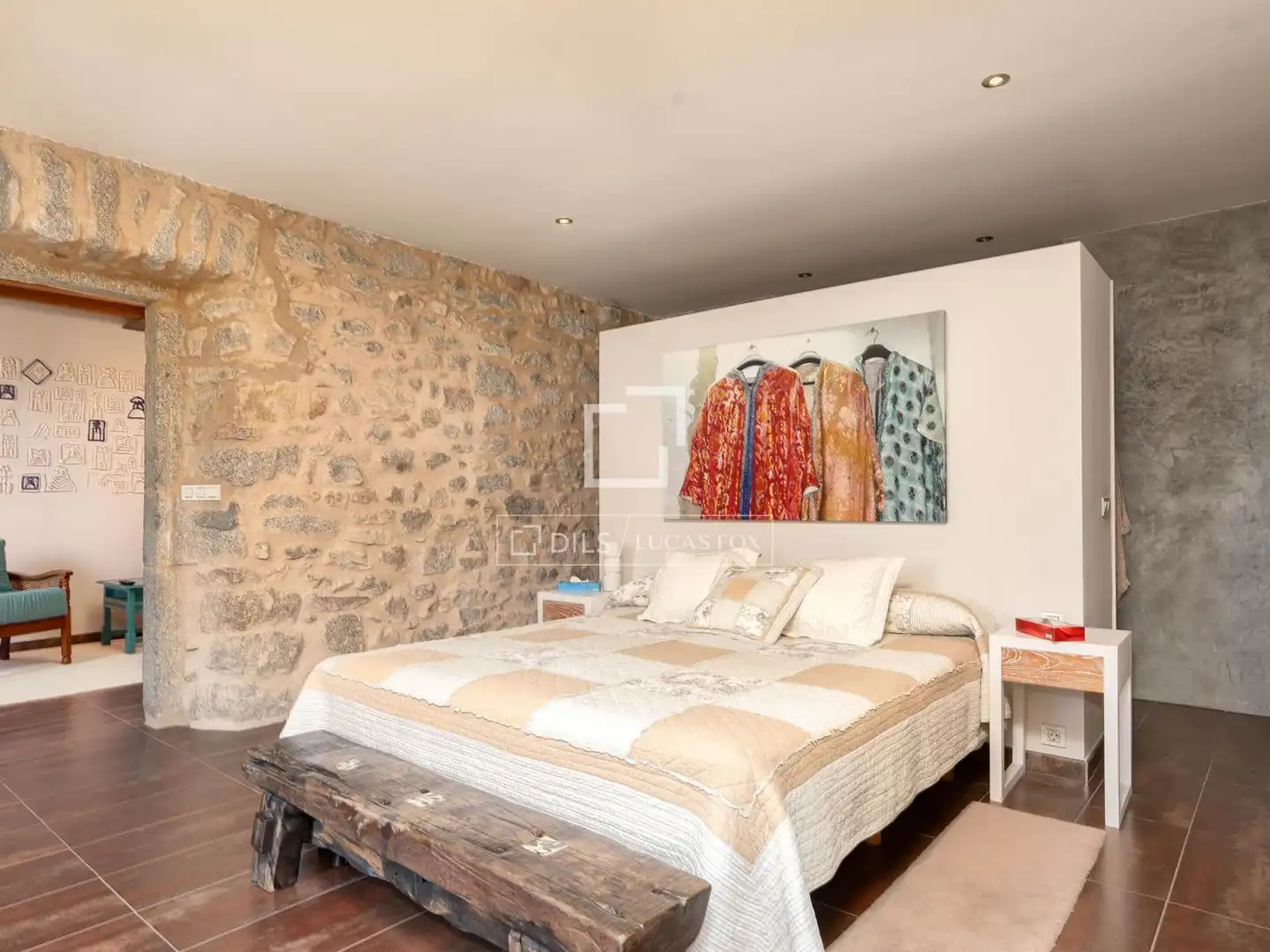 Dormitori de Finca rústica en venda en Maçanet de Cabrenys amb Calefacció, Jardí privat i Traster