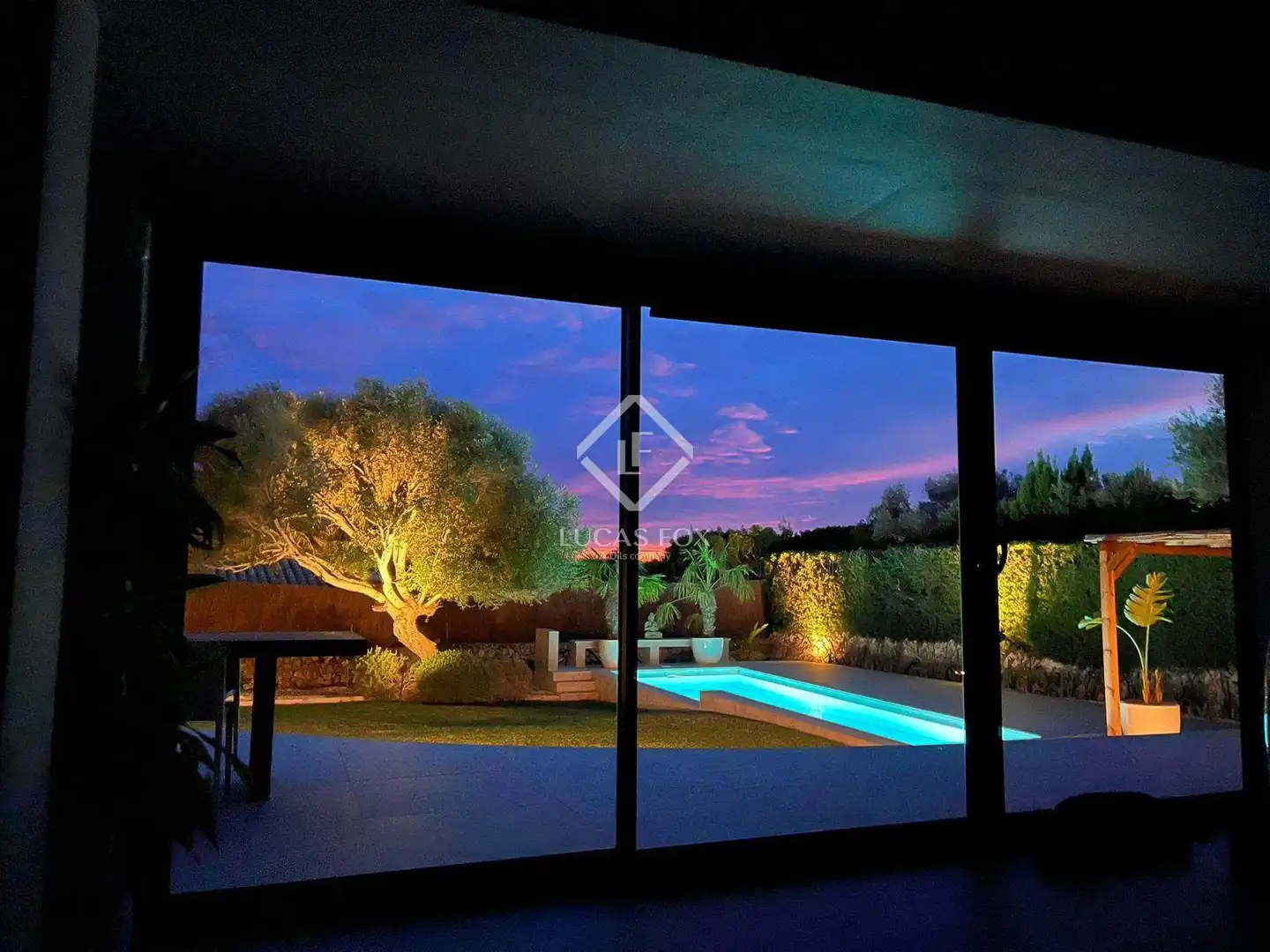 Garden of Houses for sale in Sant Lluís  with Air Conditioner, Heating and Private garden