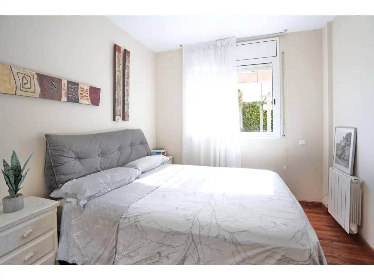 Bedroom of Flat for sale in Polinyà  with Heating, Private garden and Parquet flooring
