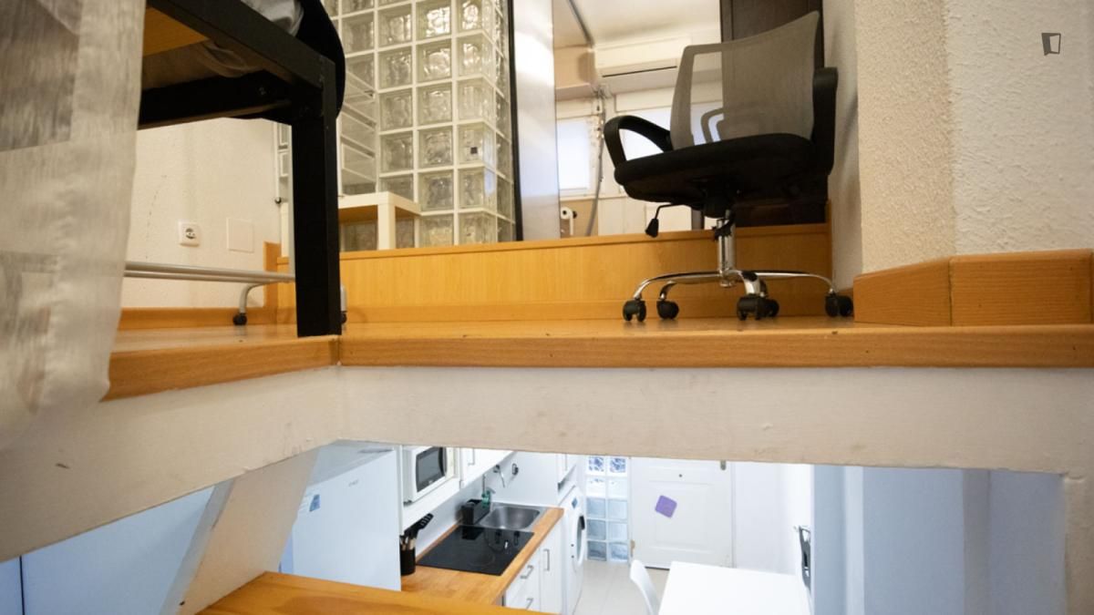 Estudi de lloguer en  Madrid Capital amb Aire condicionat, Calefacció i Moblat