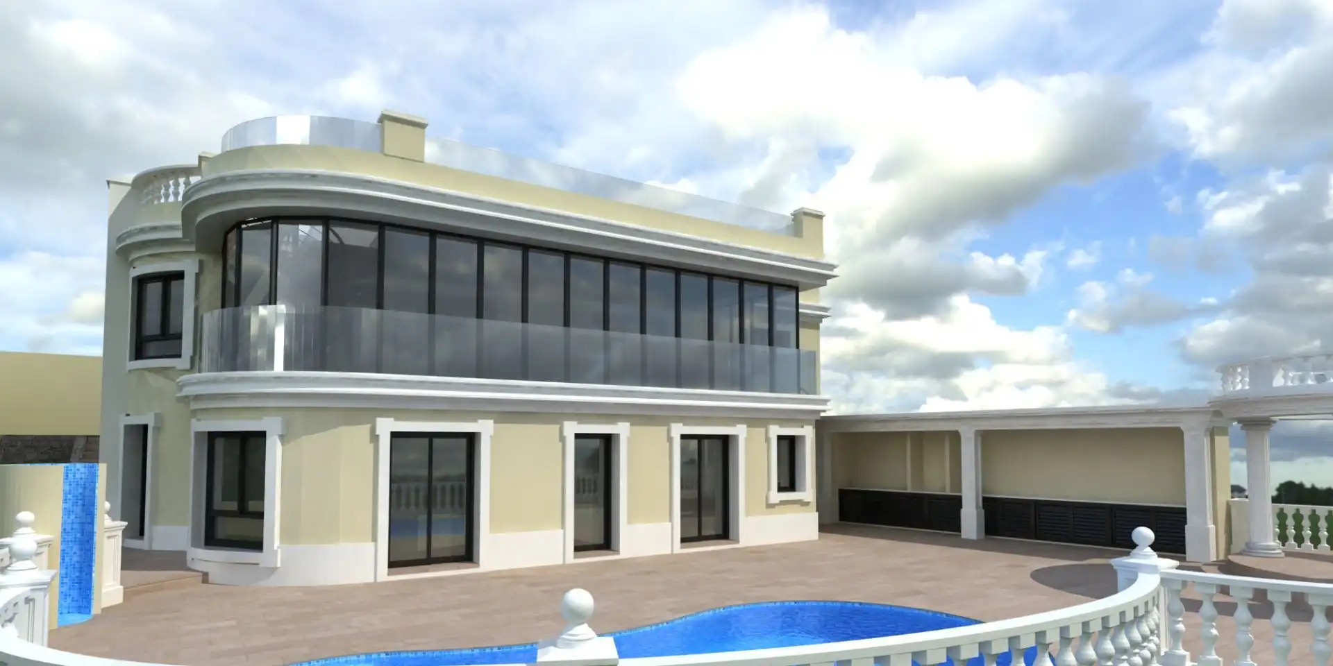 Exterior view of Houses for sale in Jávea / Xàbia  with Private garden and Swimming Pool