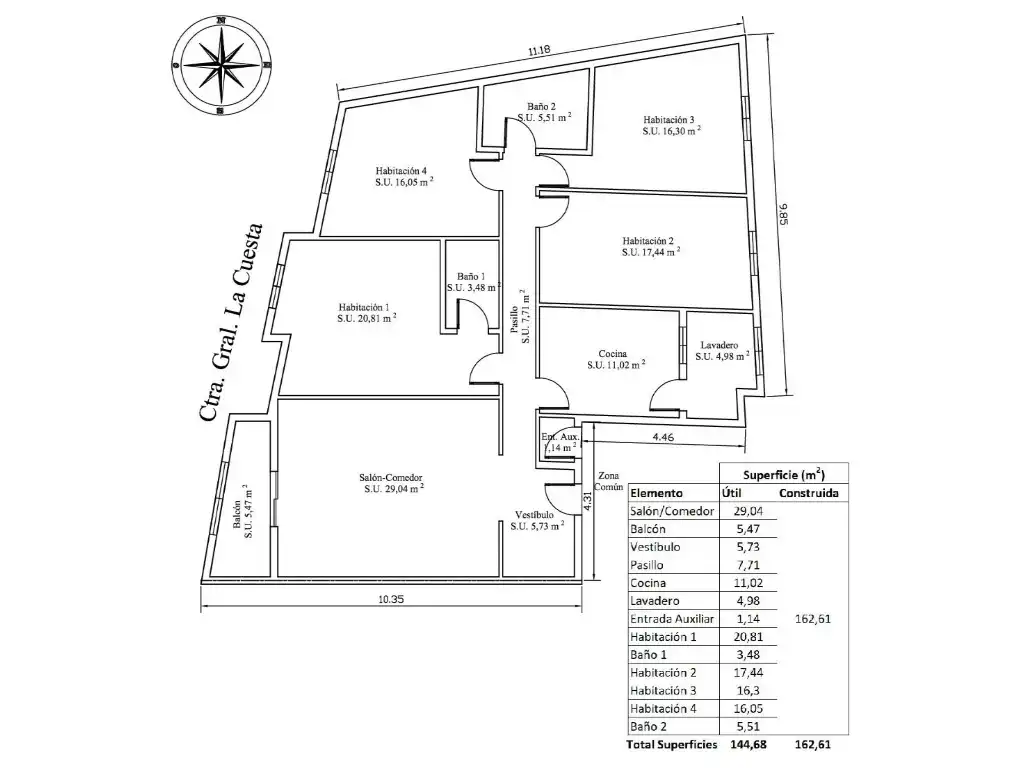 Flat with lift for sale in Carretera General Cuesta Taco (Cuesta La), imagen 32