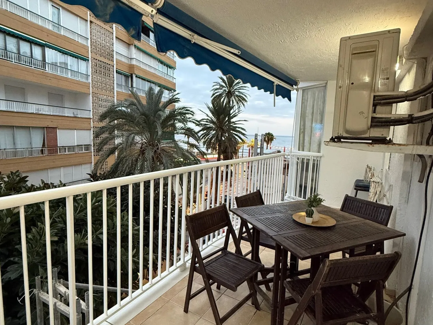 Balcony of Flat to rent in Benidorm  with Air Conditioner, Heating and Furnished