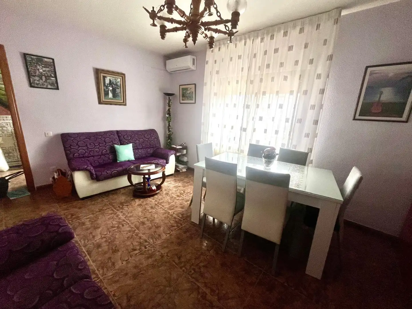 Living room of Single-family semi-detached for sale in Fernán Caballero  with Heating and Terrace