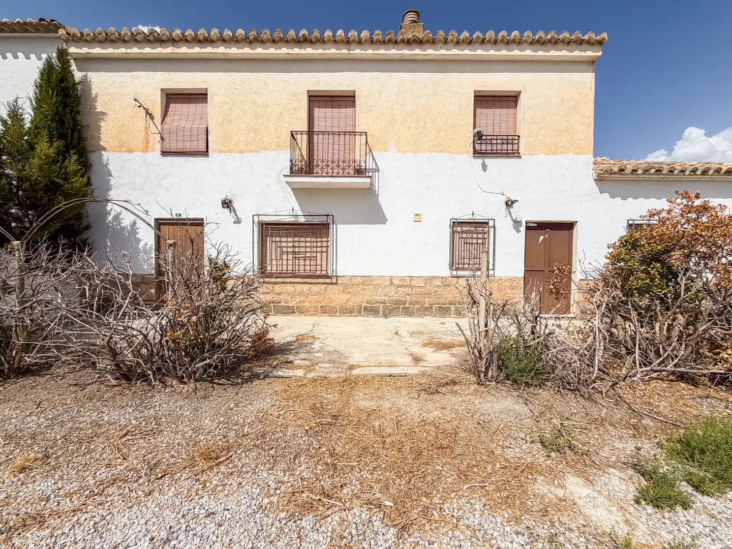 Vista exterior de Casa o chalet en venta en Benamaurel con Jardín privado, Terraza y Piscina