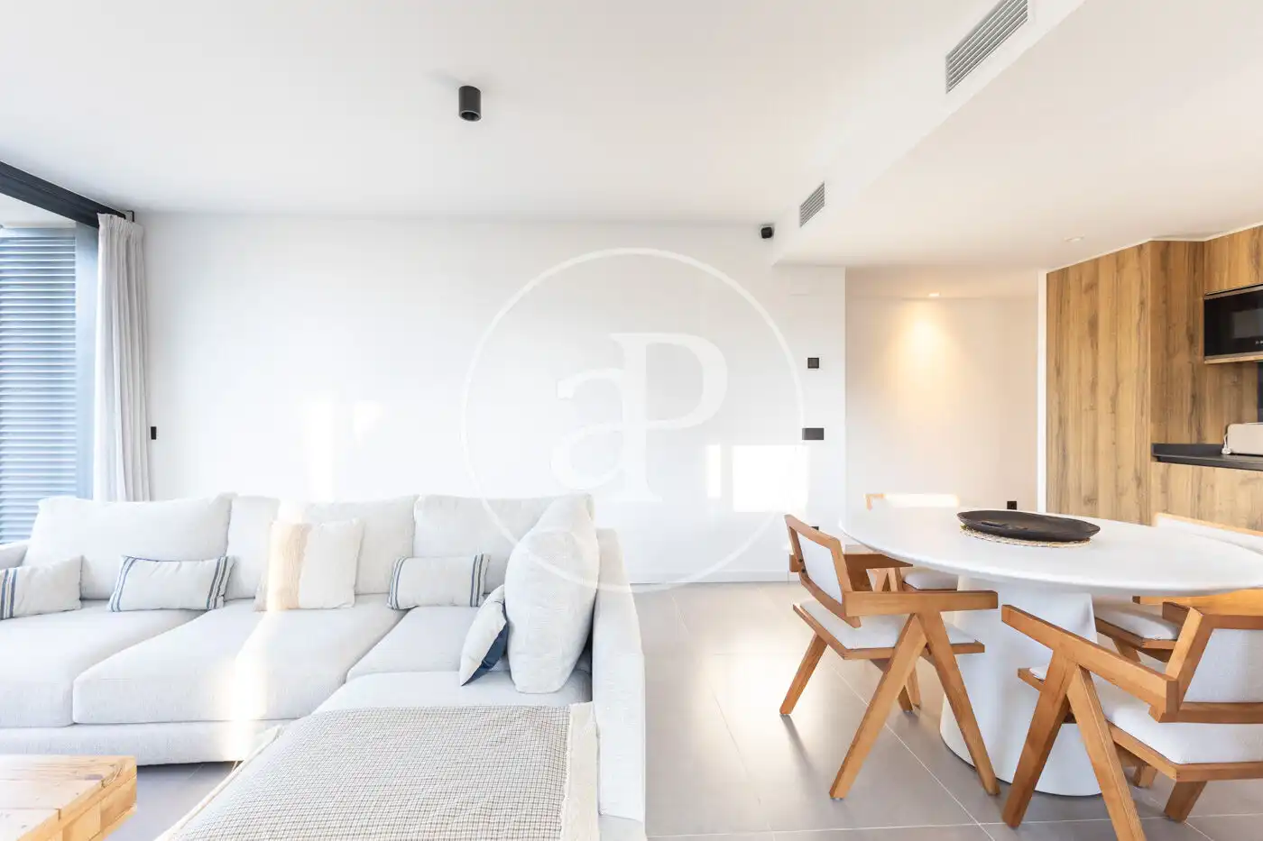 Living room of Flat for rent in Cerdanyola del Vallès  with Air Conditioner, Heating and Terrace