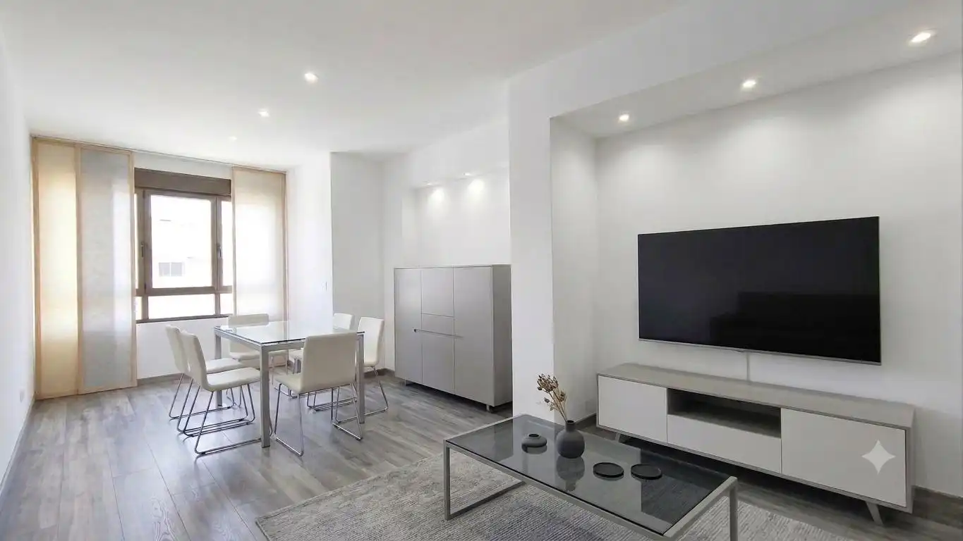 Living room of Flat for sale in Madrid  with Air Conditioner and Heating