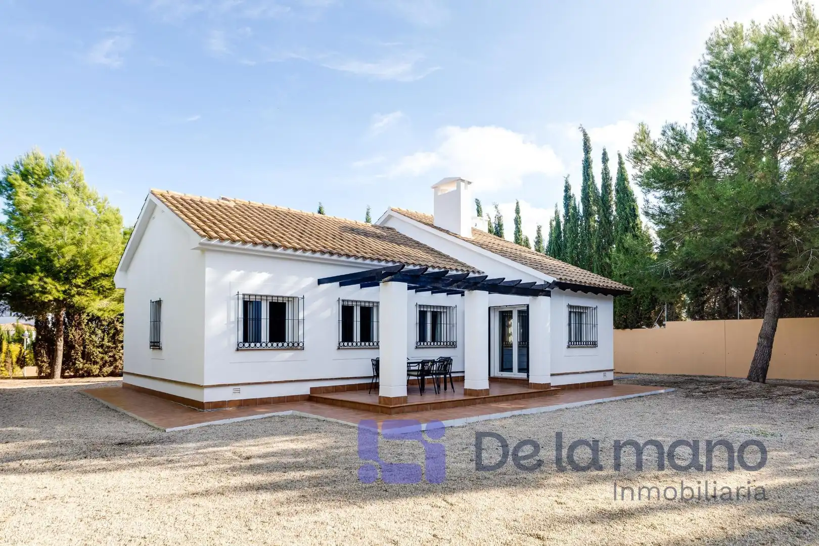 Exterior view of Houses for sale in Fuente Álamo de Murcia  with Private garden and Community pool