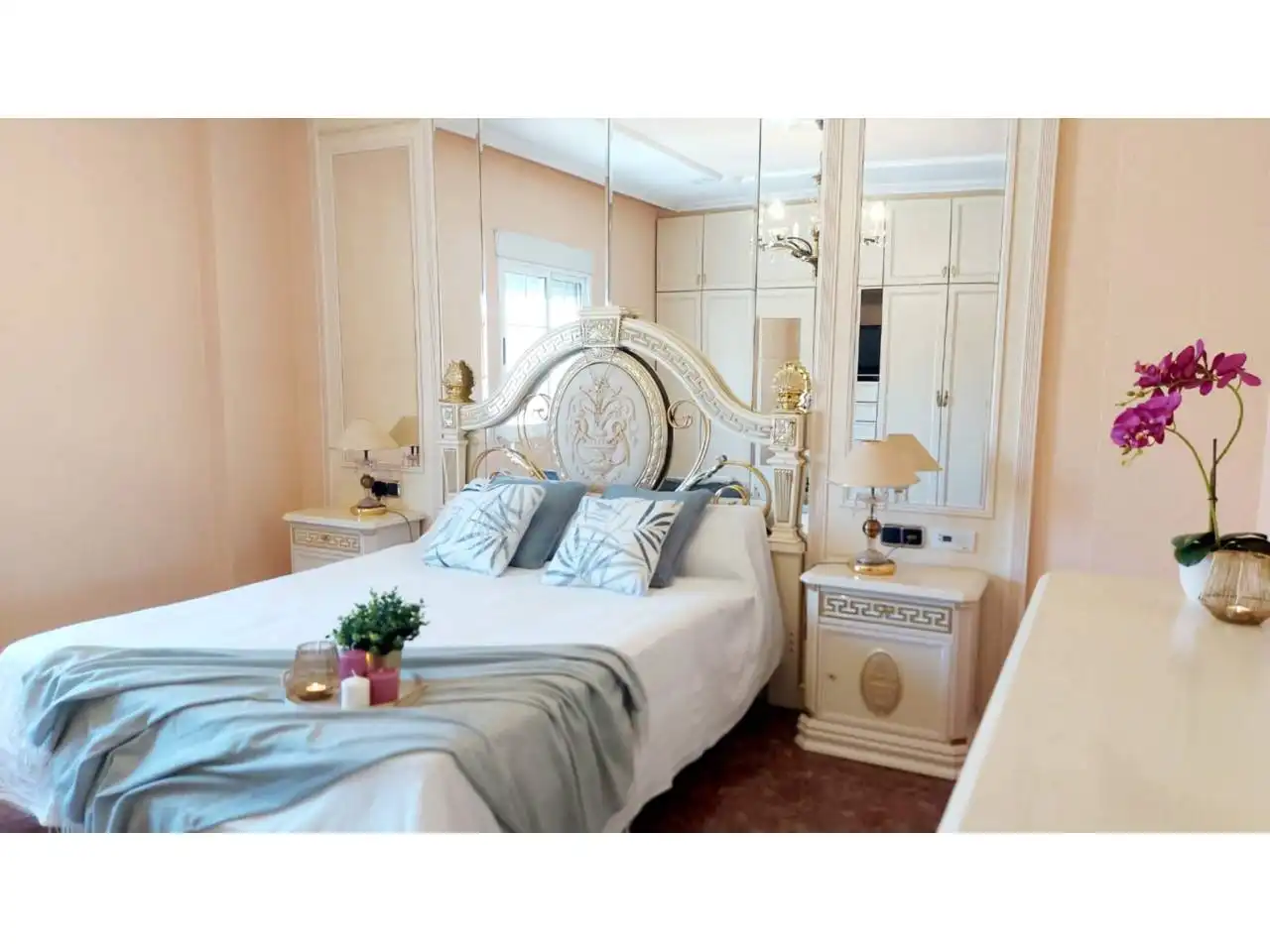 Dormitori de Casa adosada en venda en Molina de Segura amb Aire condicionat, Jardí privat i Terrassa