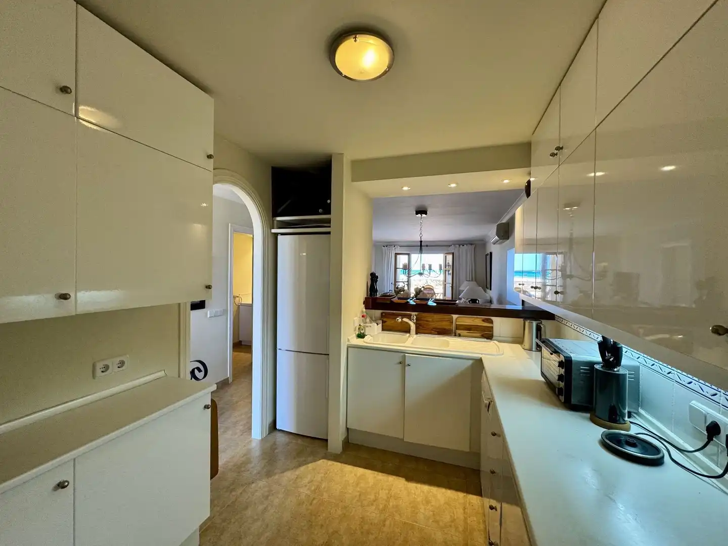 Cuina de Apartament de lloguer en Campos amb Aire condicionat, Calefacció i Terrassa