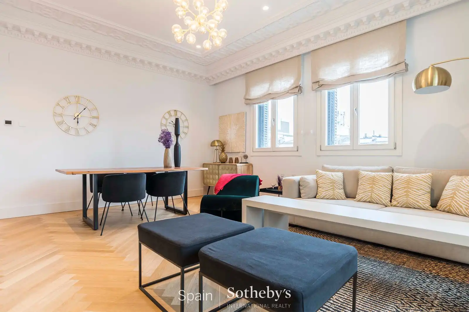 Sala d'estar de Àtic de lloguer en Madrid amb Aire condicionat, Calefacció i Terrassa