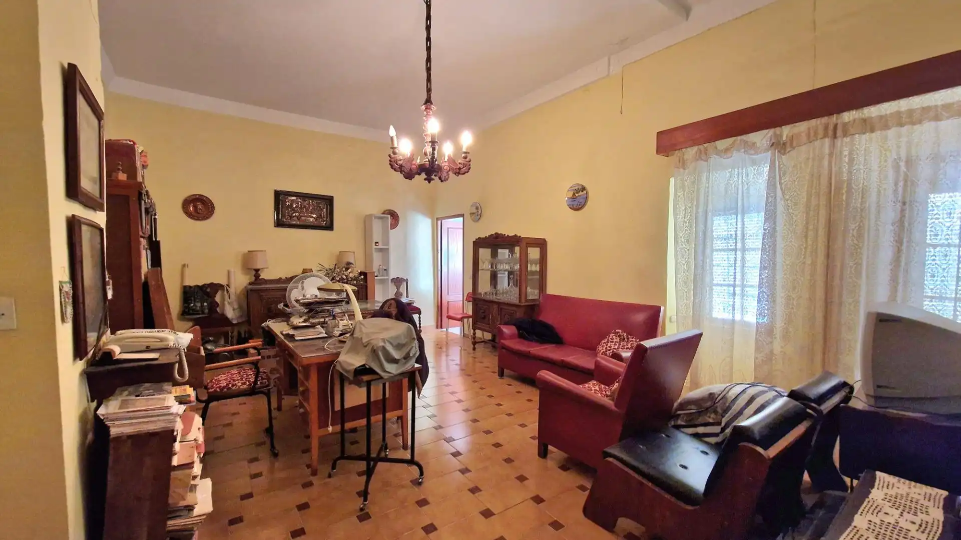 Sala de estar de Casa adosada en venta en Antequera con Terraza y Trastero