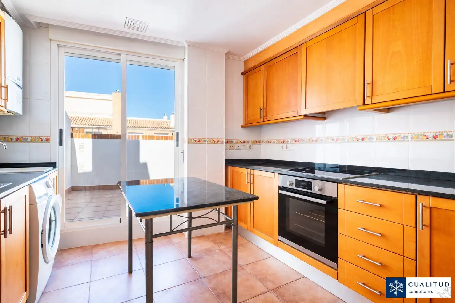 Kitchen of Flat for rent in Castellón de la Plana / Castelló de la Plana  with Air Conditioner, Terrace and Oven