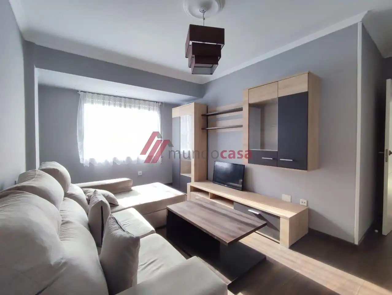 Living room of Flat for rent in Ferrol  with Furnished