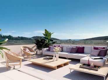 Attique avec piscine à vendre à Casares Golf - Casares del Sol