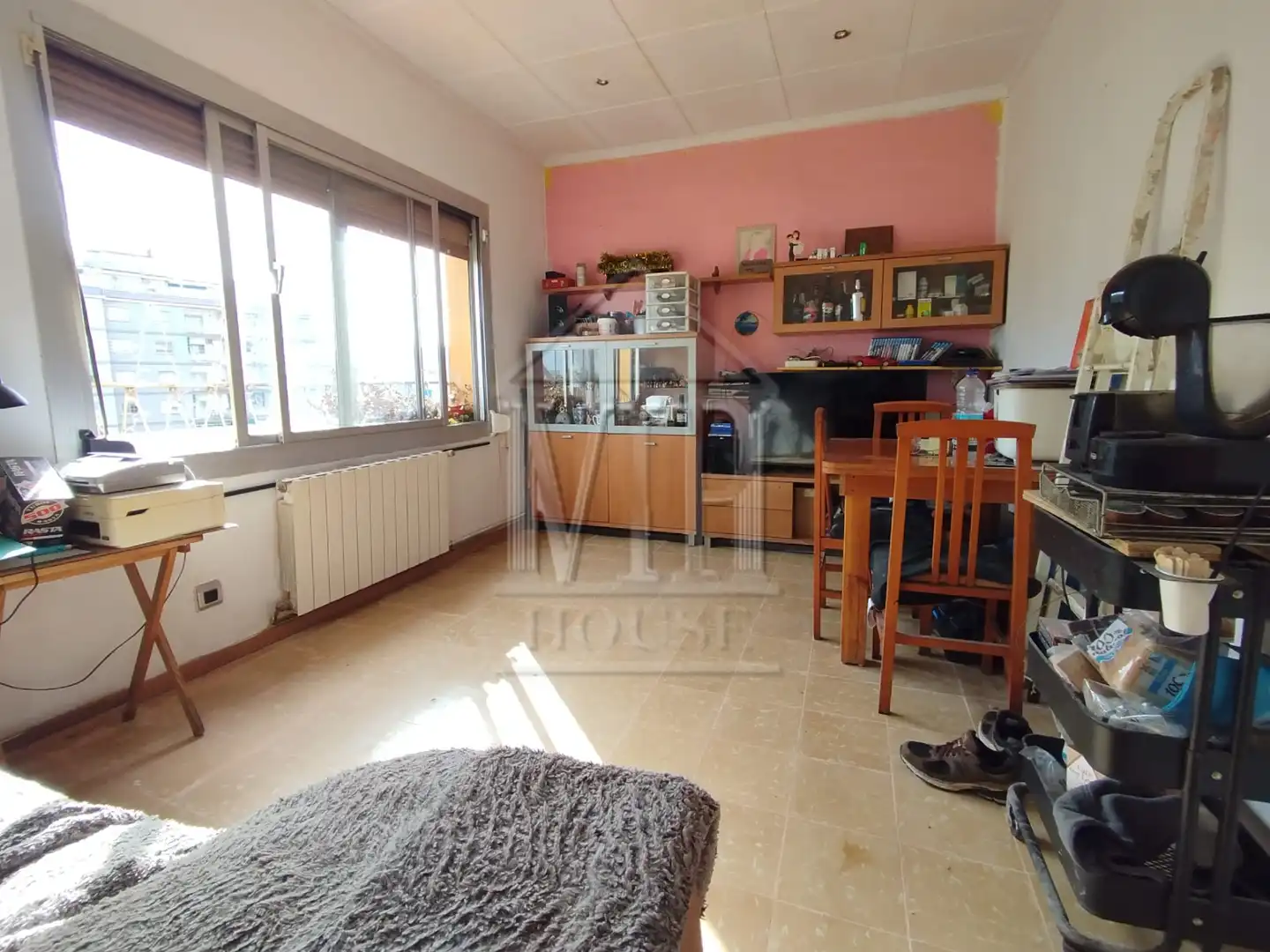 Sala de estar de Piso en venta en Badalona con Aire acondicionado, Calefacción y Amueblado