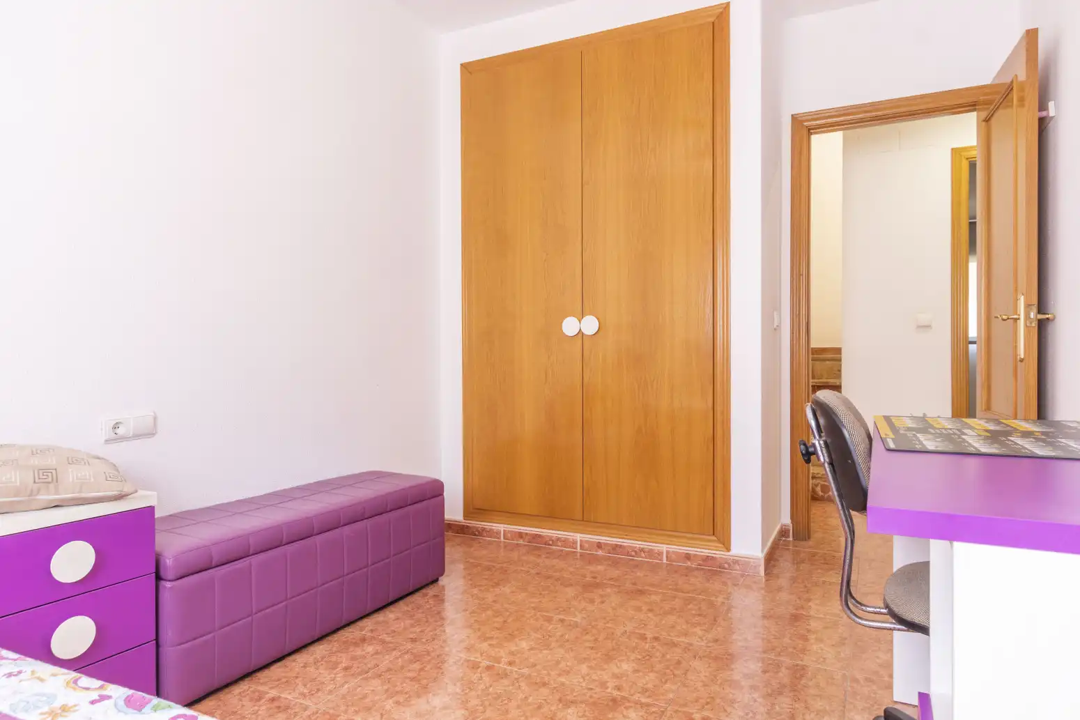 Habitación de Casa o chalet de alquiler en Vinalesa con Aire acondicionado, Terraza y Amueblado