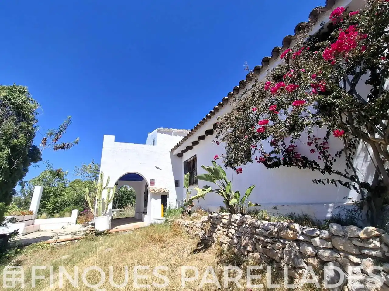 Vista exterior de Casa o chalet en venta en Sitges con Jardín privado y Terraza