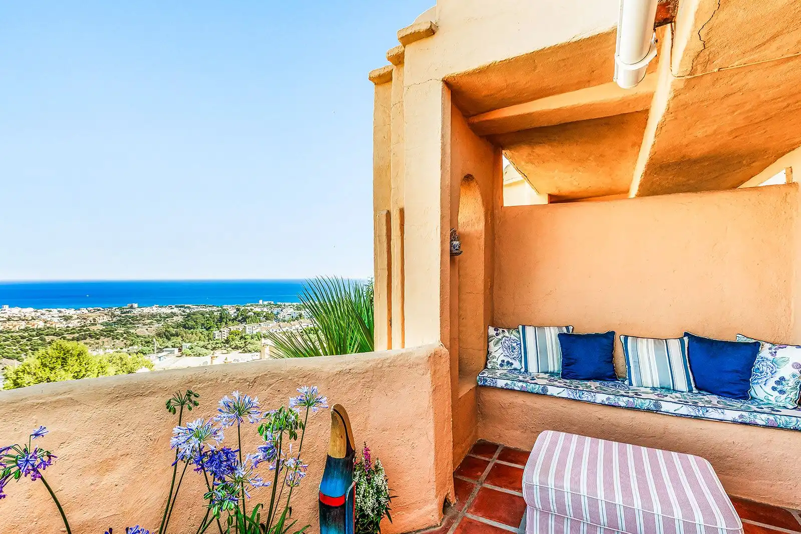 Terrassa de Apartament en venda en Mijas amb Terrassa, Moblat i Balcó