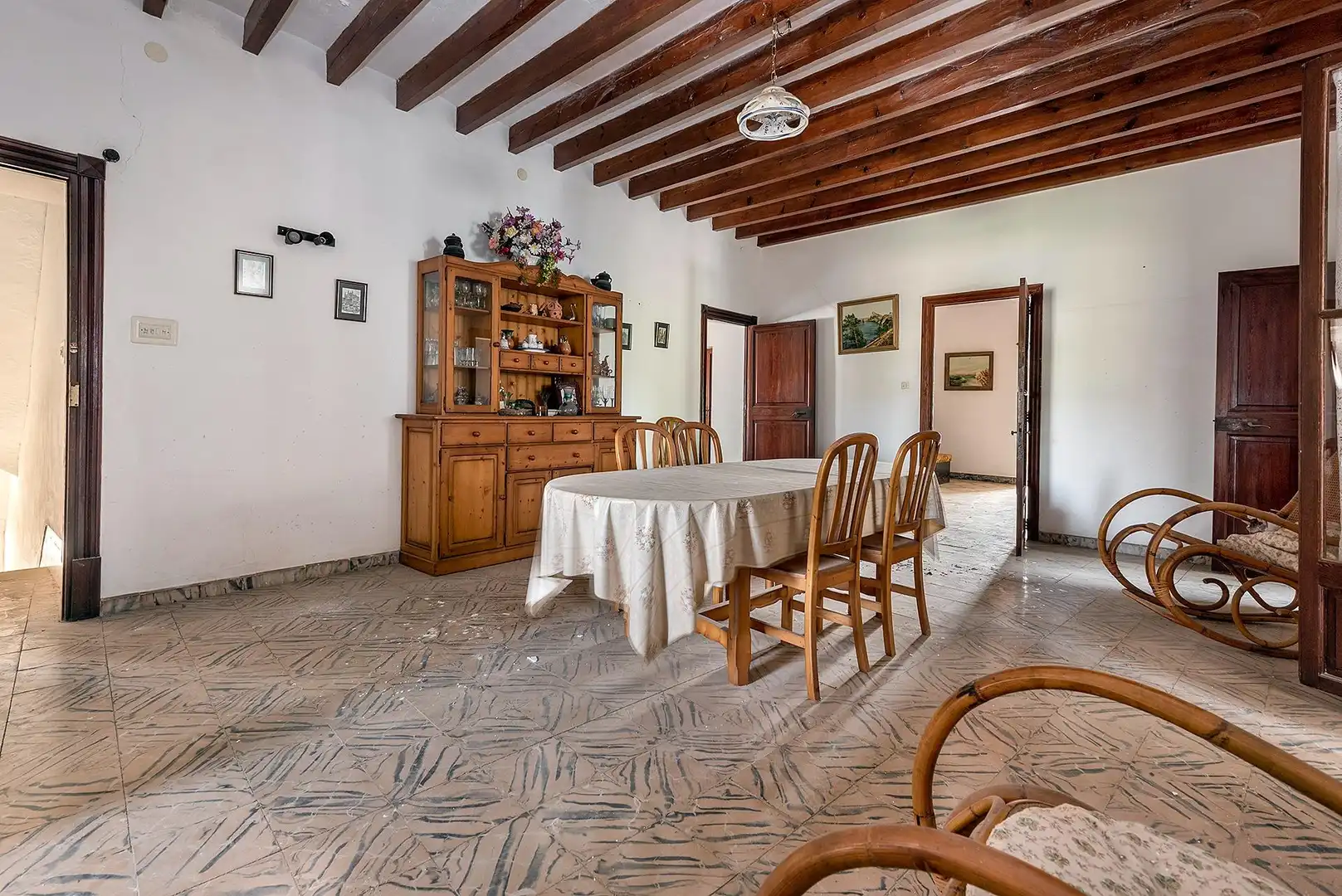 Dining room of Country homes for sale in Campanet  with Private garden