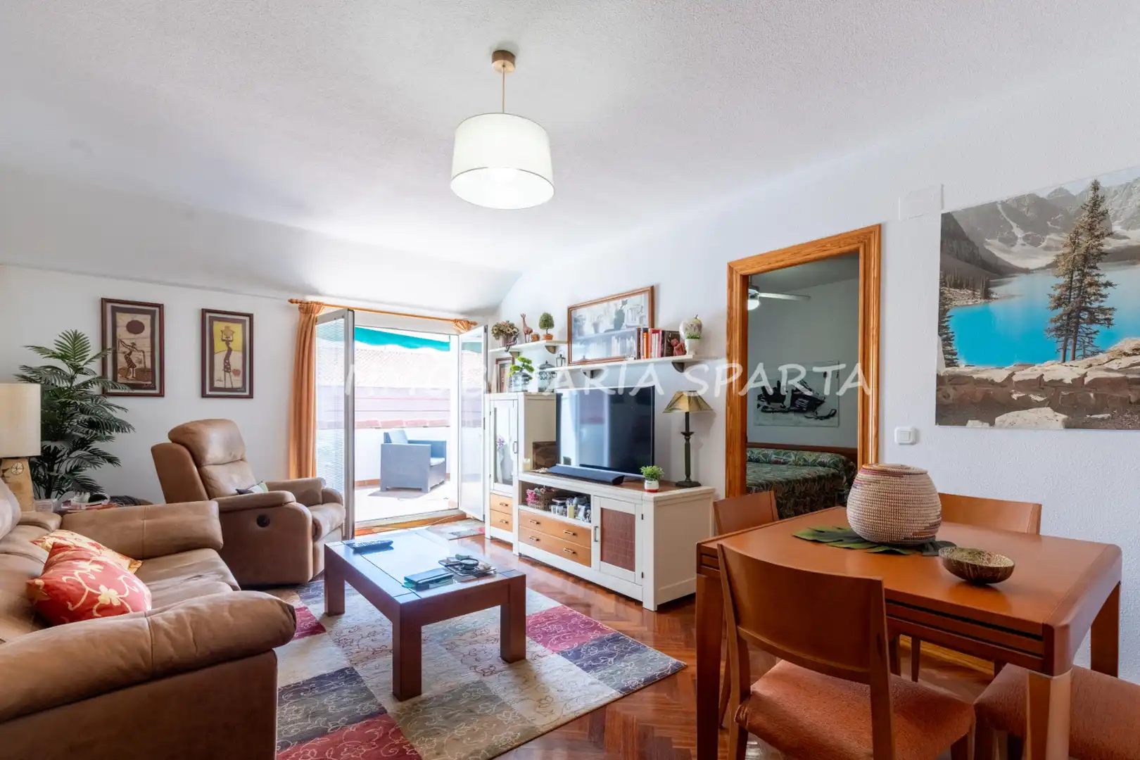 Wohnzimmer von Maisonette zum Verkauf in Ciudad Real mit Klimaanlage, Heizung und Parkett
