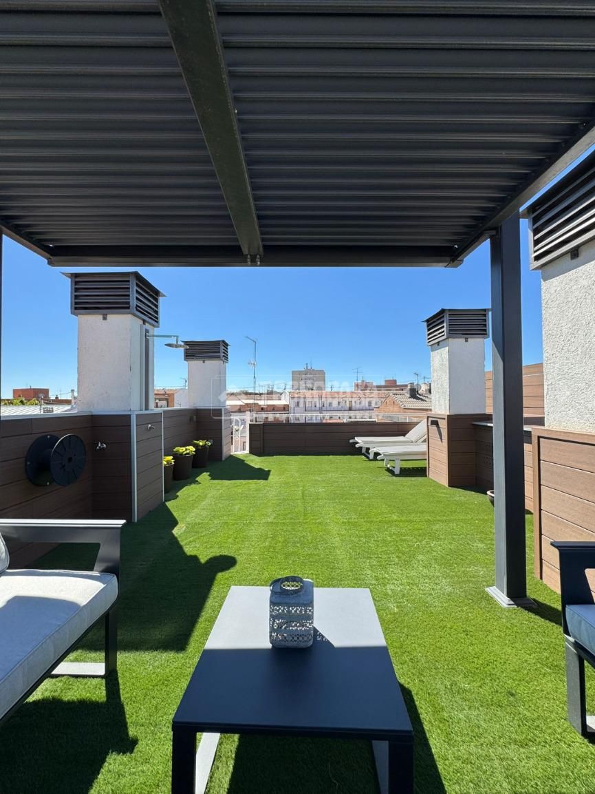 Terrace of Flat for sale in  Madrid Capital  with Heating and Terrace