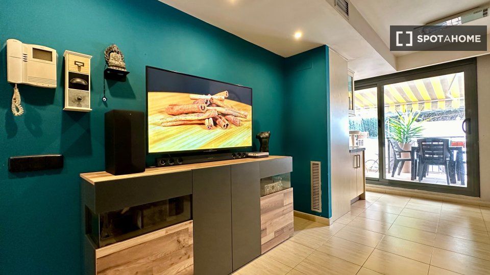 Living room of Flat to rent in Ripollet  with Air Conditioner, Heating and Furnished