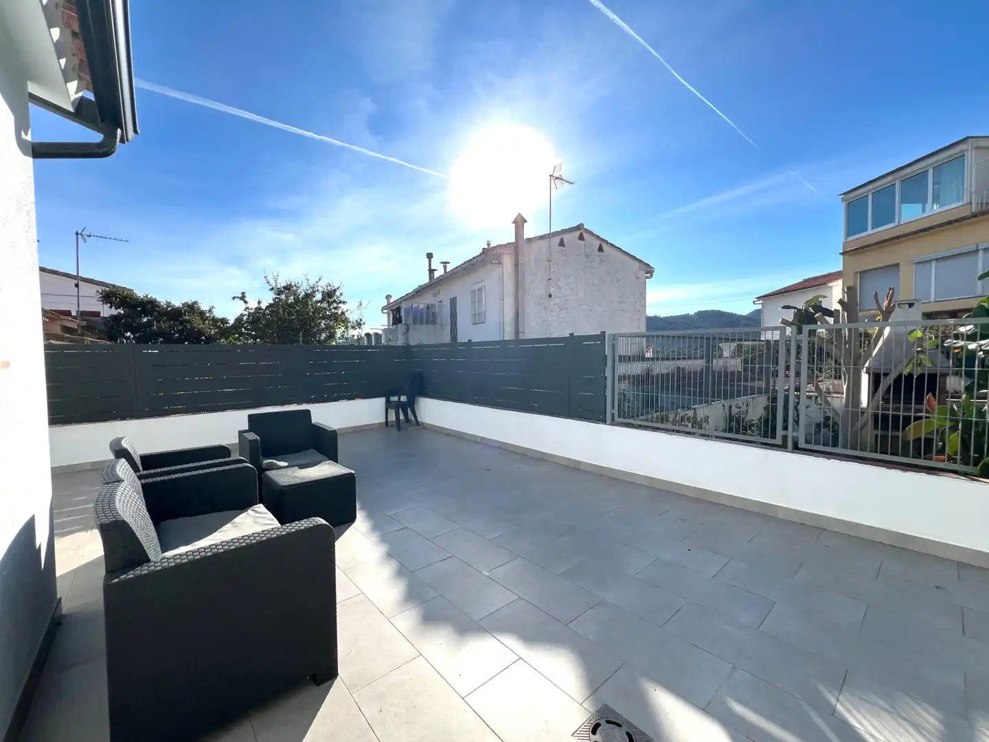 Terrace of Detached homes for sale in Sant Feliu de Guíxols  with Air Conditioner, Heating and Parquet flooring