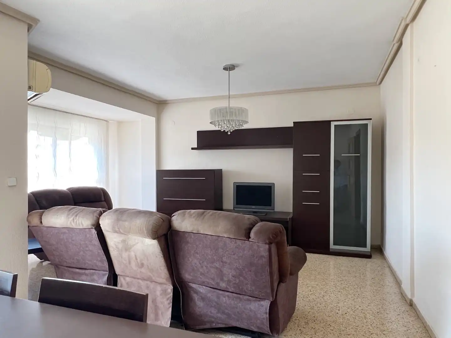 Living room of Flat for sale in Valencia  with Air Conditioner, Heating and Terrace