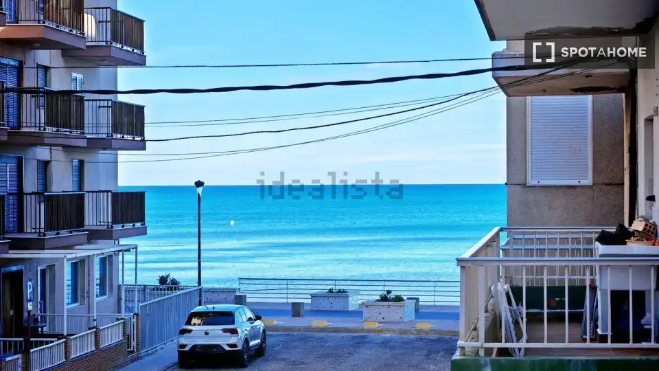 Exterior view of Flat for rent in Sueca  with Air Conditioner, Heating and Furnished