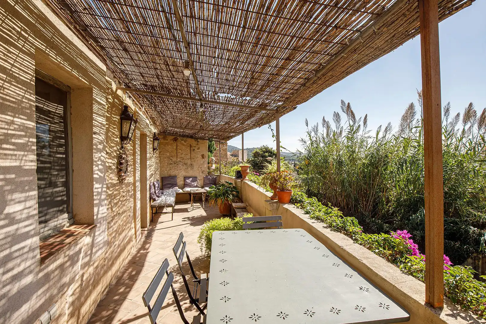 Terraza de Finca rústica de alquiler en Pals