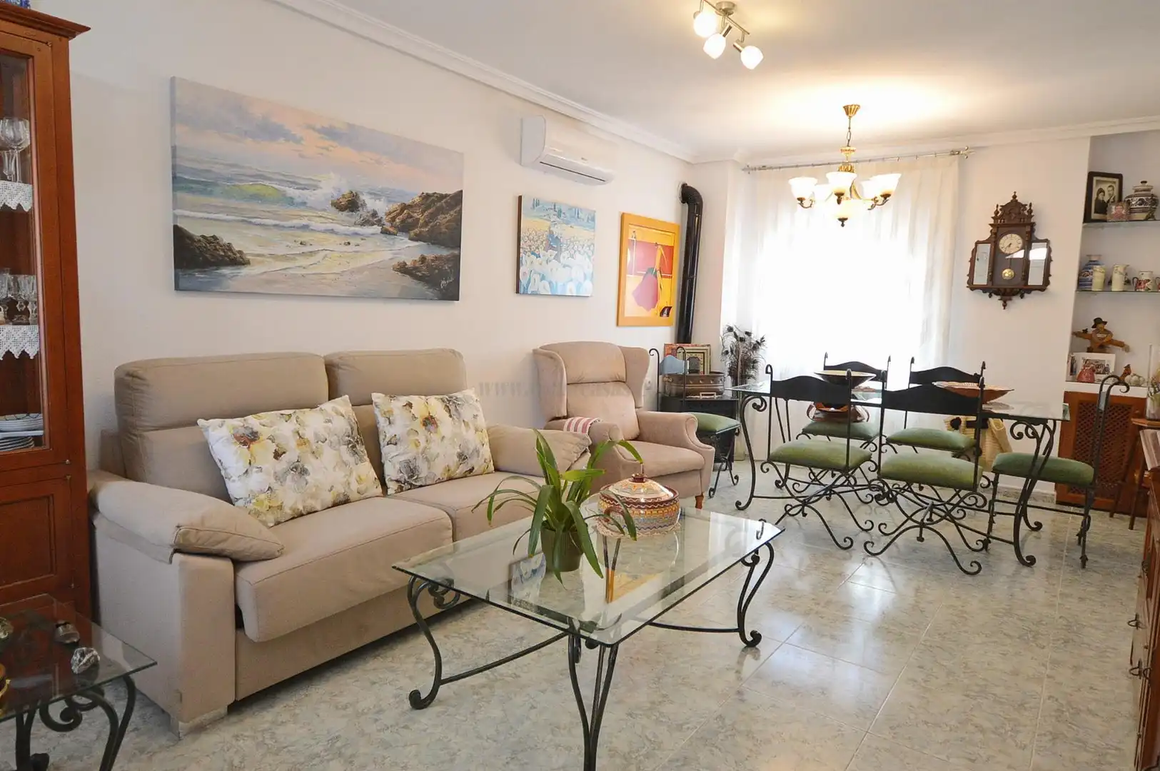 Sala de estar de Casa o chalet en venta en Torrevieja con Aire acondicionado, Calefacción y Terraza
