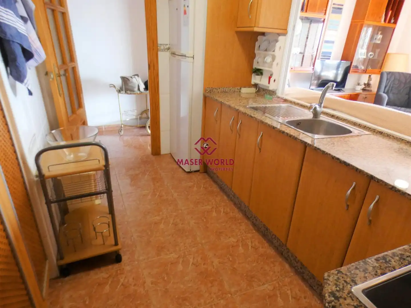 Cocina de Apartamento en venta en Mazarrón con Amueblado y Balcón