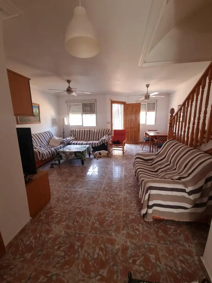 Wohnzimmer von Haus oder Chalet zum Verkauf in San Pedro del Pinatar mit Privatgarten, Terrasse und Möbliert