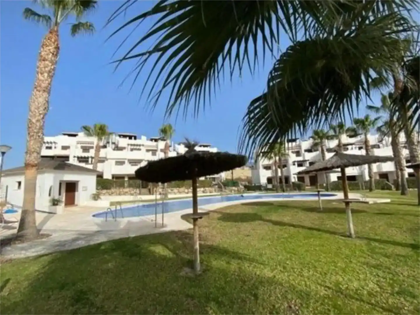 Exterior view of Flat for rent in Vera  with Air Conditioner, Swimming Pool and Balcony