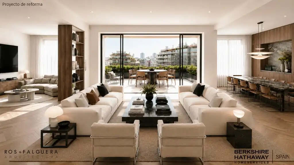 Living room of Apartments for sale in Barcelona  with Air Conditioner, Heating and Parquet flooring