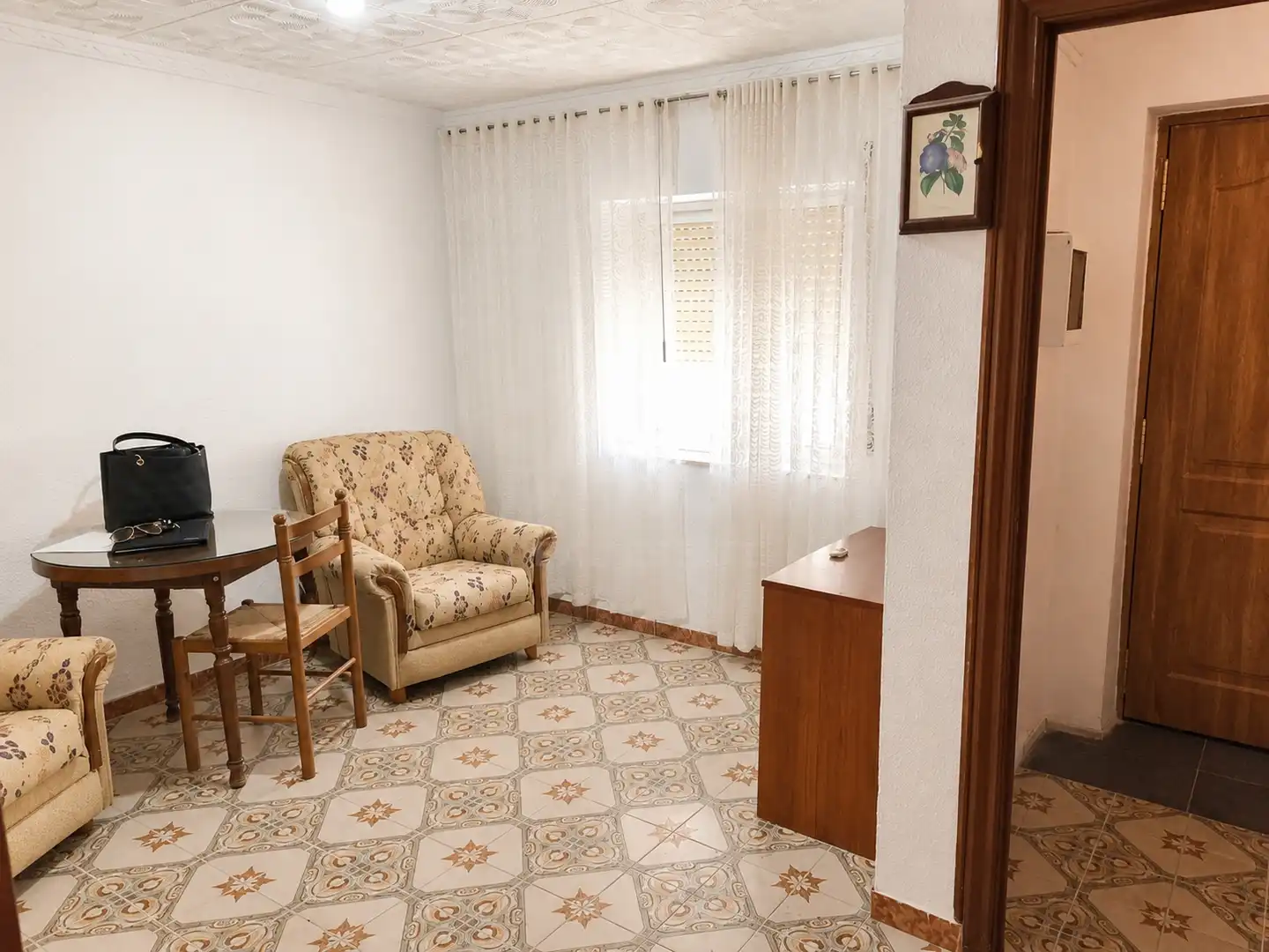 Sala d'estar de Casa adosada en venda en Sax amb Terrassa