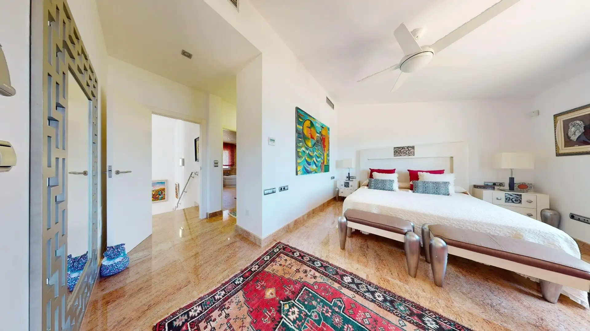 Dormitori de Casa o xalet en venda en Águilas amb Aire condicionat, Jardí privat i Terrassa