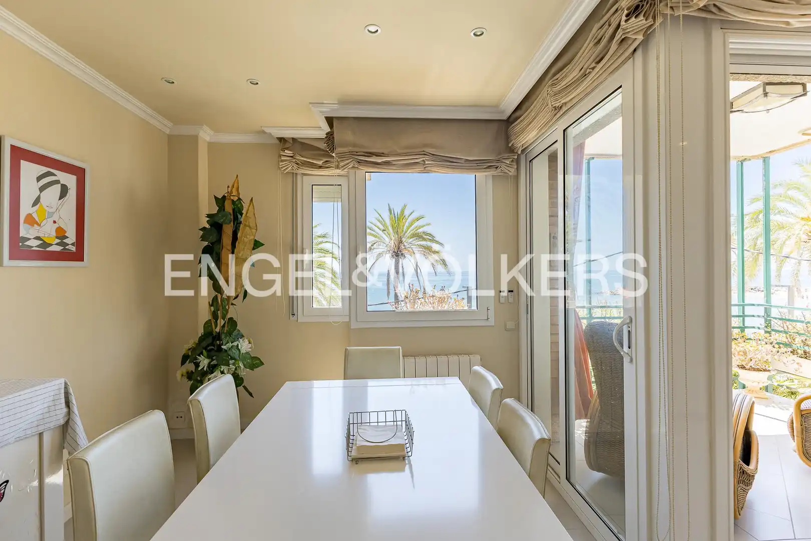 Comedor de Piso de alquiler en Cubelles con Aire acondicionado, Calefacción y Terraza